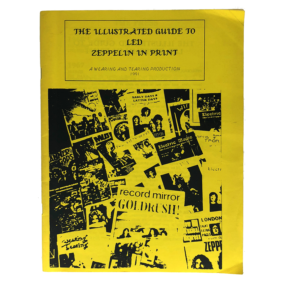 Book The Illustrated Guide to Led Zeppelin in Print (UK) Zepfan