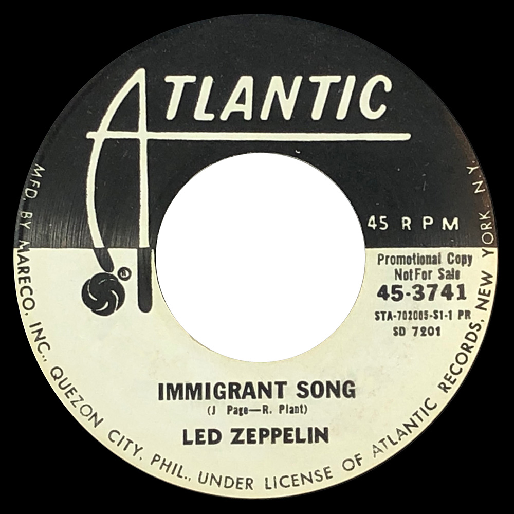 Philippines (453741) Immigrant Song/Tangerine (Promo) Zepfan