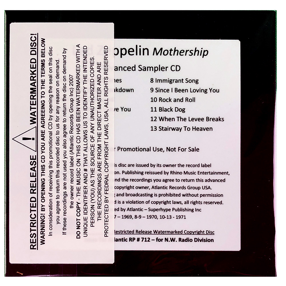 Mothership CD Advanced Sampler USA 2 Zepfan mothership-cd-advanced-sampler-usa-2-zepfan