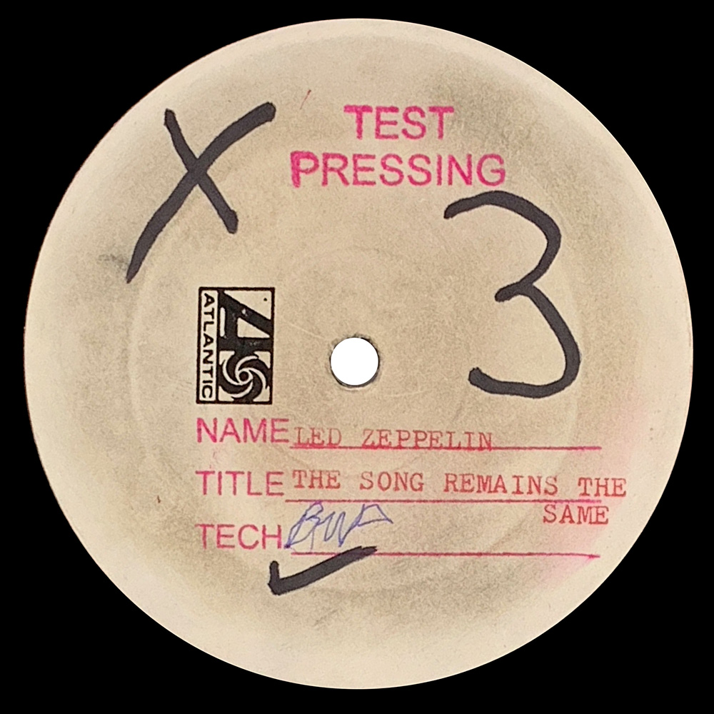 LP TSRTS UK (250161) Test Pressing - Zepfan