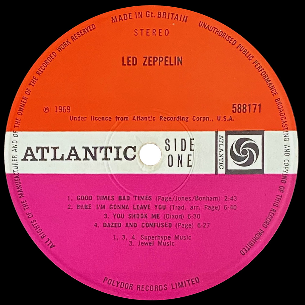 LP Led Zeppelin UK (588171) 1 Zepfan