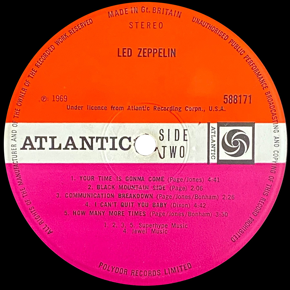 LP Led Zeppelin UK (588171) 1 Zepfan