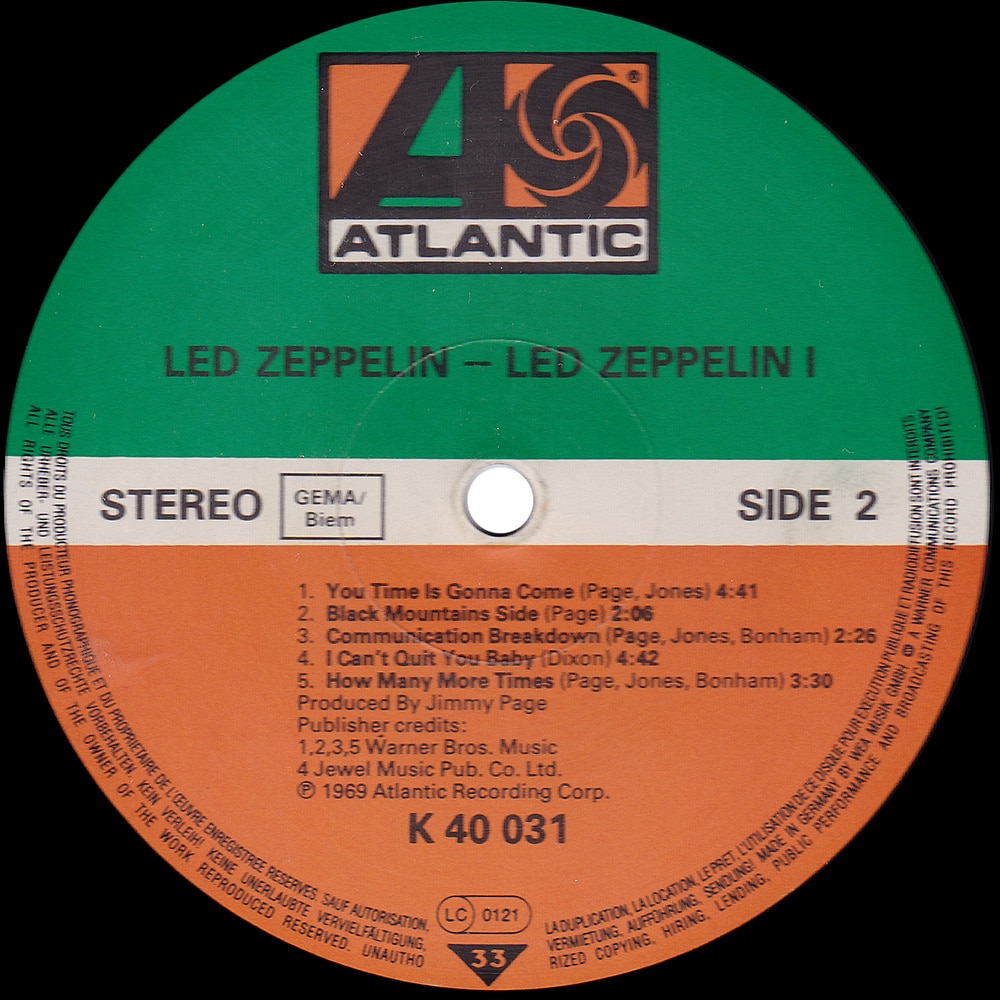 LP Led Zeppelin Germany (K 40 031) #4 - Zepfan